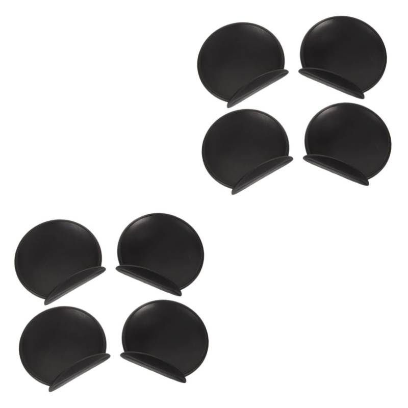 TOYANDONA 2 Sätze 2Sets Dekoration Motorrad Ohr Zubehör Helme Form Dekorationen Ornament Schmücken Motorrad Decor Horn Liefert Schwarz 2Pairs * 2 2 Paare * 2 von TOYANDONA