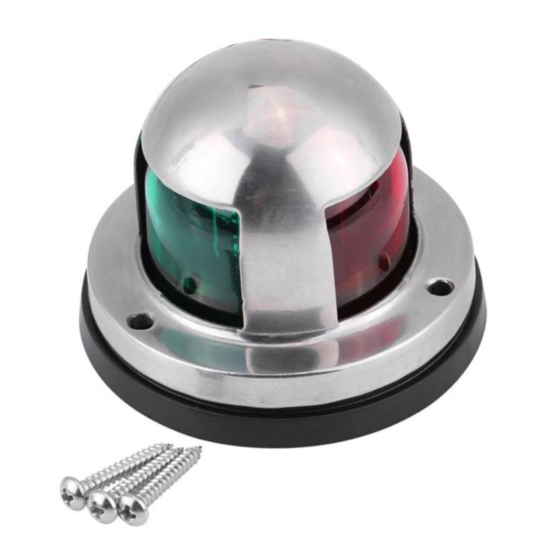 TOYANDONA 4W LED Für Boote Wasserdichtes Navigationslicht Rot Und Grün Für Yachten Und Pontons Einfache Installation Yachtzubehör Sicherheitslicht von TOYANDONA