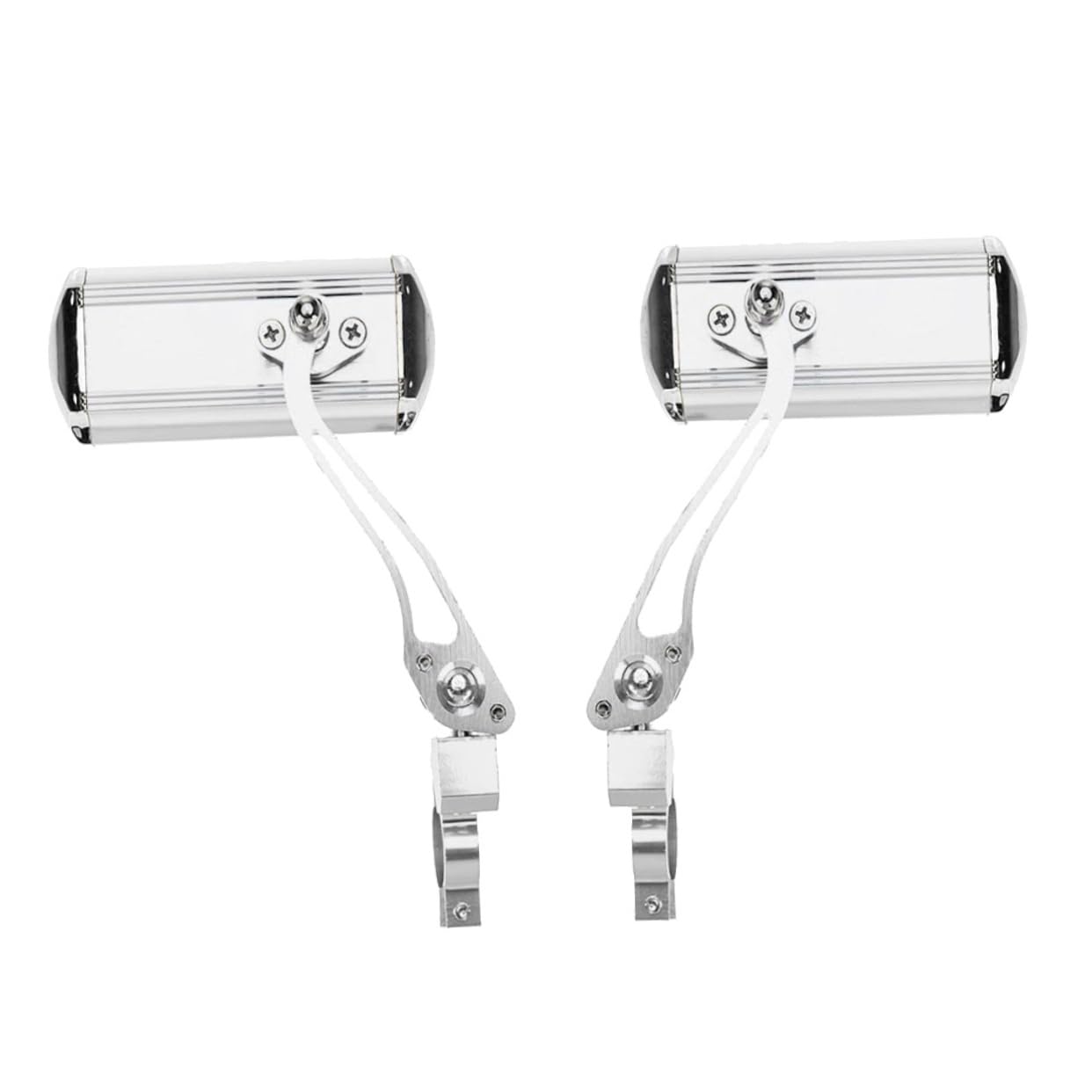 TOYANDONA Lenkerspiegel Verstellbare Fahrradspiegel Blendschutz Für Lenker Und Widerstandsfähig Silber TOYANDONA Lenkerspiegel Verstellbare Fahrradspiegel Blendschutz Für Lenker Und Widerstandsfähig Silber von TOYANDONA