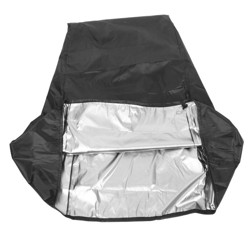 TOYANDONA Wasserdichter Sitzbezug Wasserdichter Bootsstuhl Bootsabdeckungen Bootsklappstuhl Bootssitz Bootsstuhlbezug Bootsklappsitzbezug Schutzsitz Schwarz Polyester Polyester von TOYANDONA