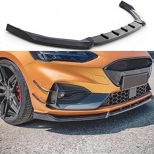 Auto Frontspoiler Lippe für Ford Focus mk4 St St-Line 2019-2021, Frontstoßstange Spoiler Splitter Diffusor Body Kit, Auto Styling Zubehör von TOYOCC