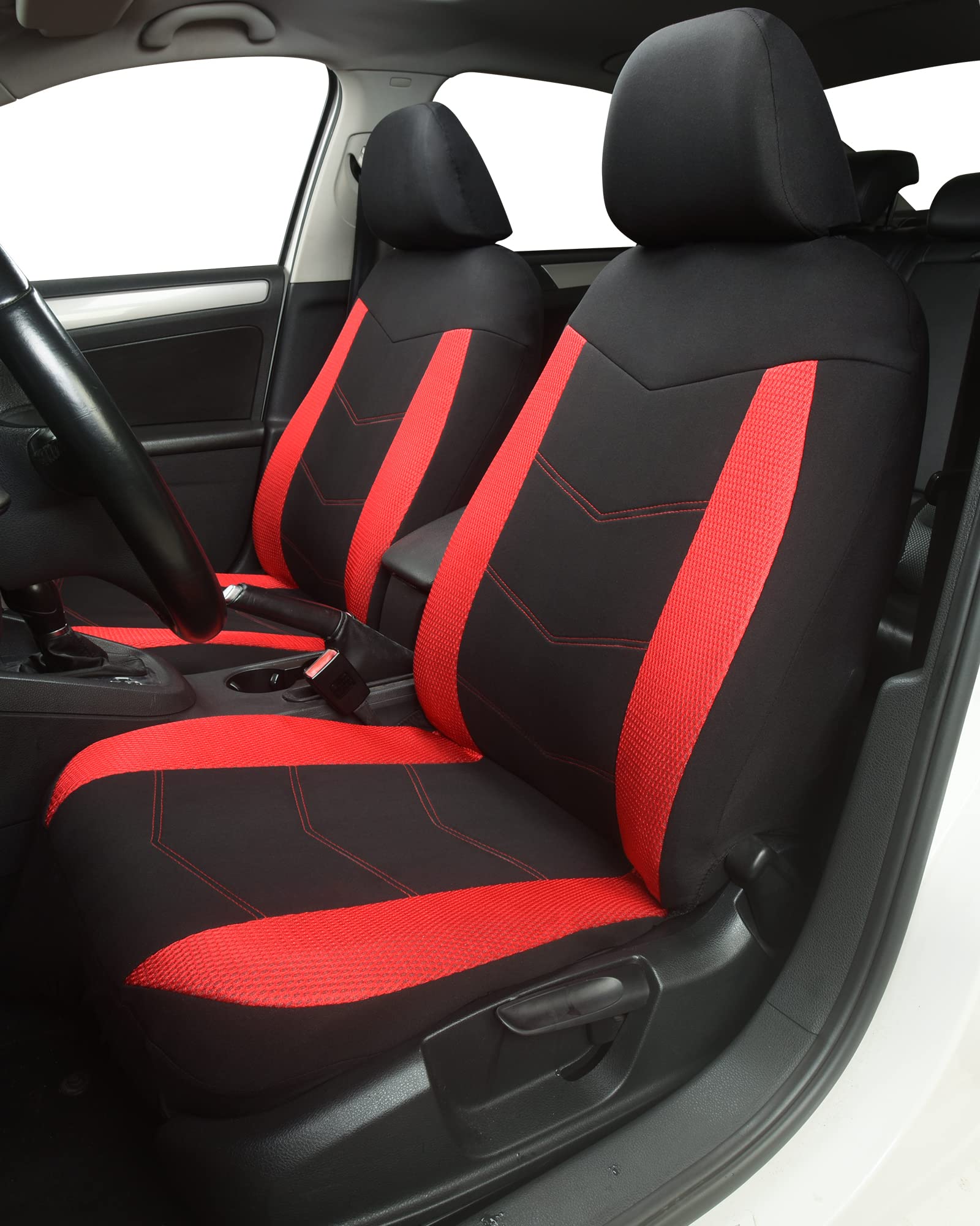 TOYOUN Universal Autositzbezüge für Vordersitze - Sitzbezüge Auto Atmungsaktiv Sitzschoner Auto - Schonbezug Autositz Vorne 2er Set Autozubehör, Rot TOYOUN Universal Autositzbezüge für Vordersitze - Sitzbezüge Auto Atmungsaktiv Sitzschoner Auto - Schonbezug Autositz Vorne 2er Set Autozubehör, Rot von TOYOUN