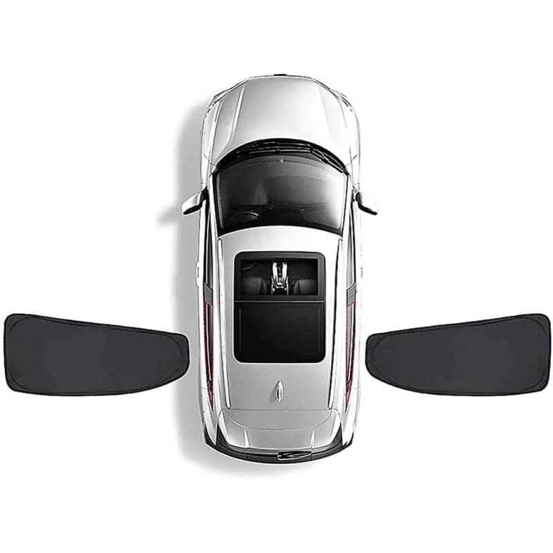 Auto Seitenfenster Sonnenschutz für Mazda CX-3,Front Heck Magnetischer Window Sun Shade Visor Privacy Protection Covers Auto Accessories,2-Rear-Doors von TOYSPY