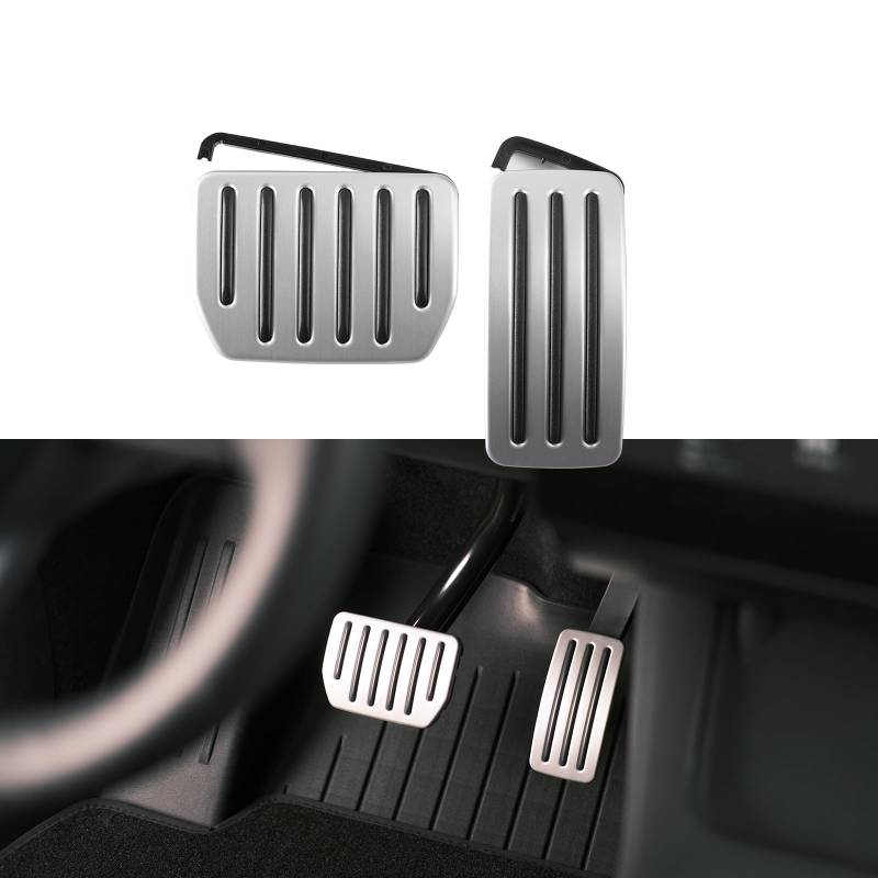 TPARTS Aluminium-Selbst-Flip-Lock-Performance-Pedal-Sets, Gaspedal-Abdeckung für Tesla Model 3 und Model Y, Rutschfester Schutz, Zubehör, Fußpedal-Pad von TPARTS