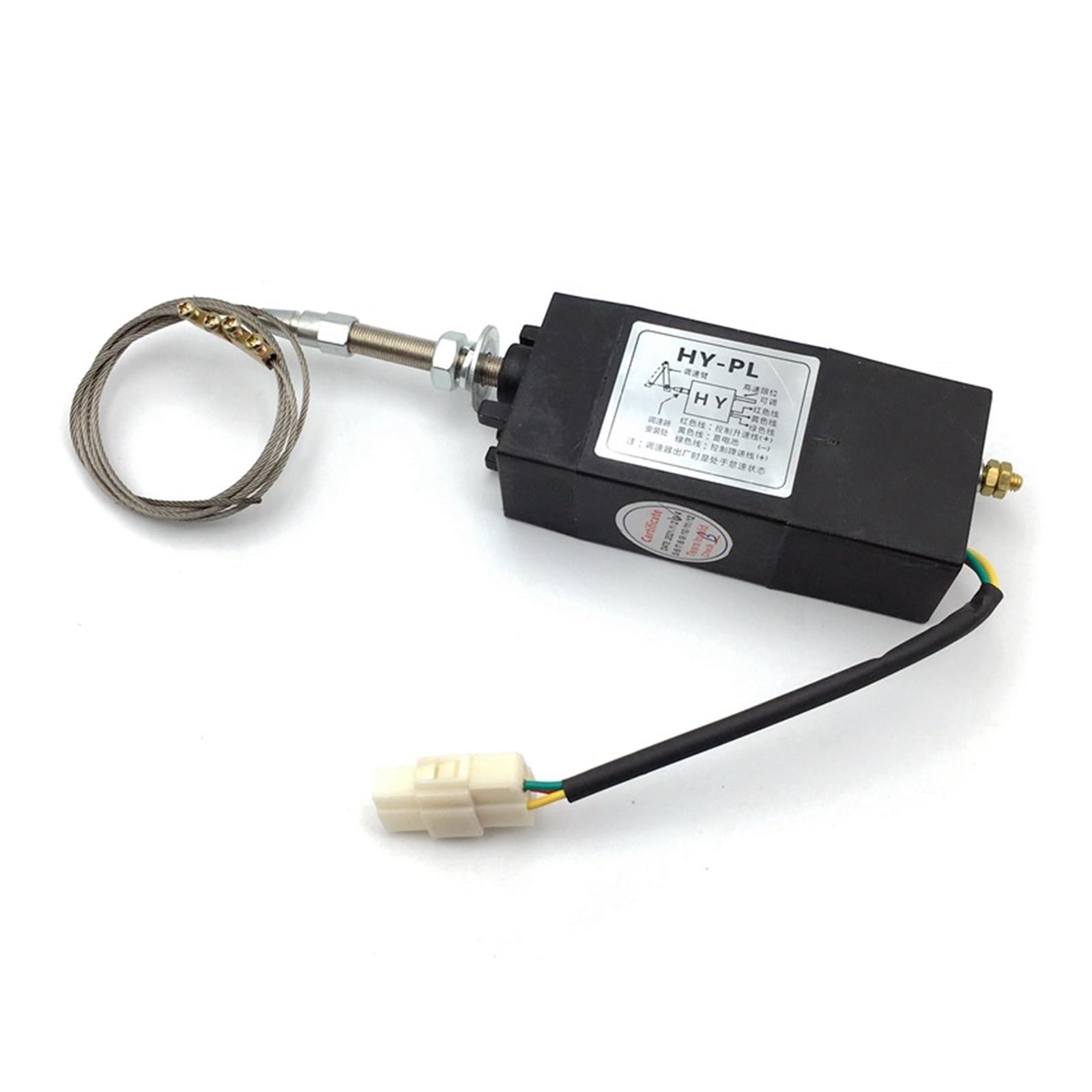1pcs 12V, HY-PL 12V/24V Diesel Engine Throttle HY PL Engine Flameout Solenoid Valve 1pcs 12V, HY-PL 12V/24V Diesel Engine Throttle HY PL Engine Flameout Solenoid Valve von TPQZQAUEC