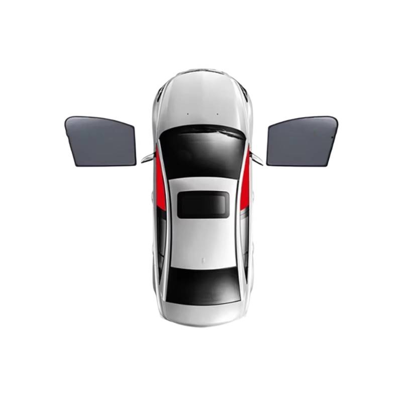 Auto Sonnenschutz Für Alfa Für Romeo Für Stelvio 2016-2024 Sonnenschutzschild Frontscheibenvorhang Sonnenschutzvisier Für Die Hintere Seitenscheibe(2PCS Front) von TPSOBRU
