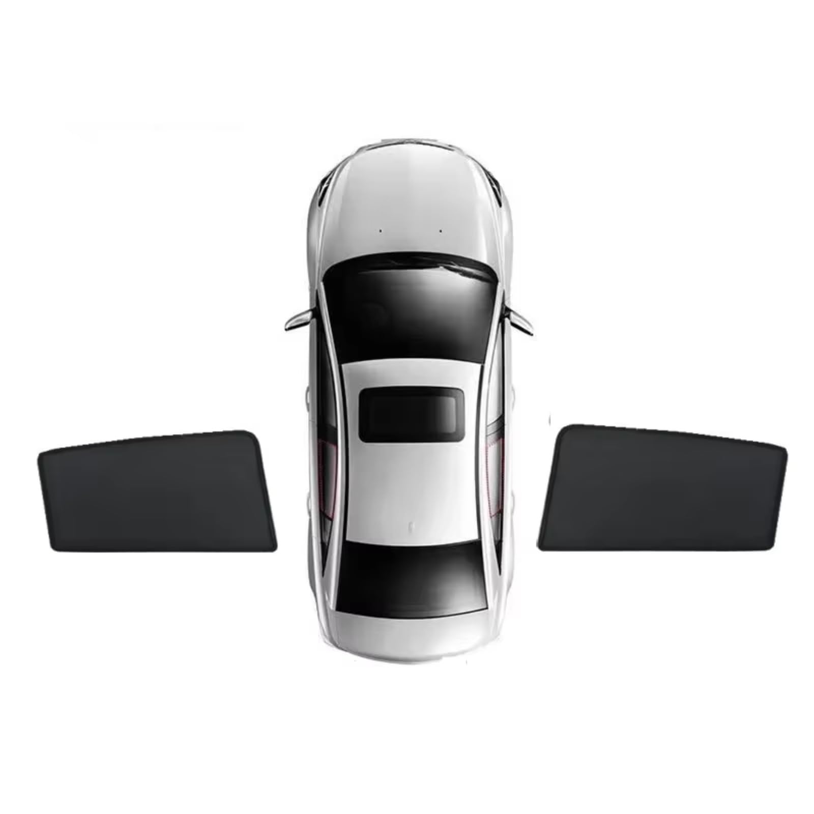 Auto Sonnenschutz Für BYD Für Seal U EV Für Sealion 6 2023 2024 2025 Magnetischer Sichtschutz Fenstervorhang Schattierung Sonnenschutzvisier(2PCS Rear) von TPSOBRU