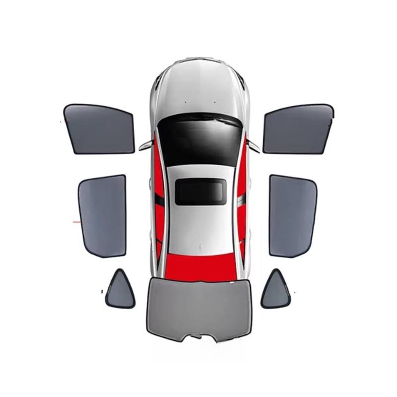 Auto Sonnenschutz Für Benz B-Klasse W246 2011-2019 Magnetischer Auto-Sonnenschutz Die Windschutzscheibe Vorhang Die Rückseite des Babyfensters(I 7PCS) von TPSOBRU