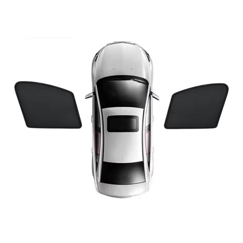 Auto Sonnenschutz Für Cayenne E3 2019-2023 2024 2025 Magnetischer Sonnenschutz Lichtblockierende Vorhänge Privatsphäre Auto Autozubehör(2PCS Front) von TPSOBRU