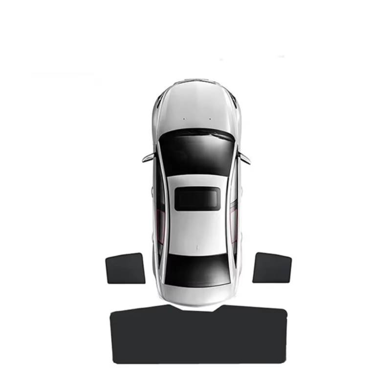 Auto Sonnenschutz Für Changan CS85 Coupe 2019 2020 2021 2022 2023 2024 2025 Sonnenschutz Magnetischer Sichtschutz Fensterschattierungsvisiervorhang(3PCS) von TPSOBRU
