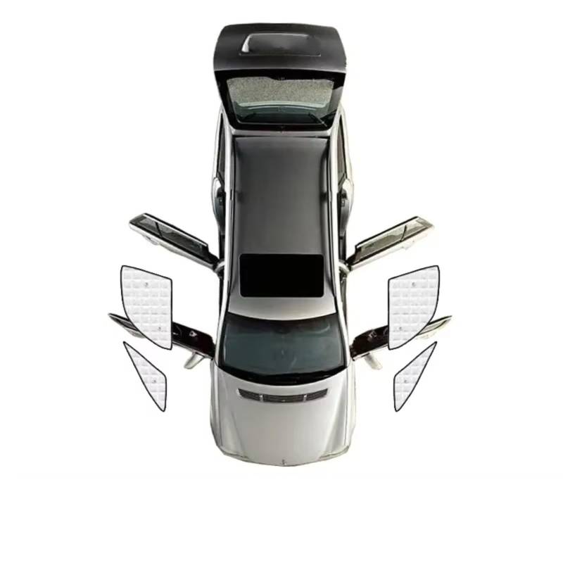 Auto Sonnenschutz Für Citroen Für Xsara Für Picasso 2000-2010 Volle Autoabdeckungen Sonnenblende Sonnenschutz Windschutzscheibenschutz Fenster Sommer(Front Side Windows) von TPSOBRU