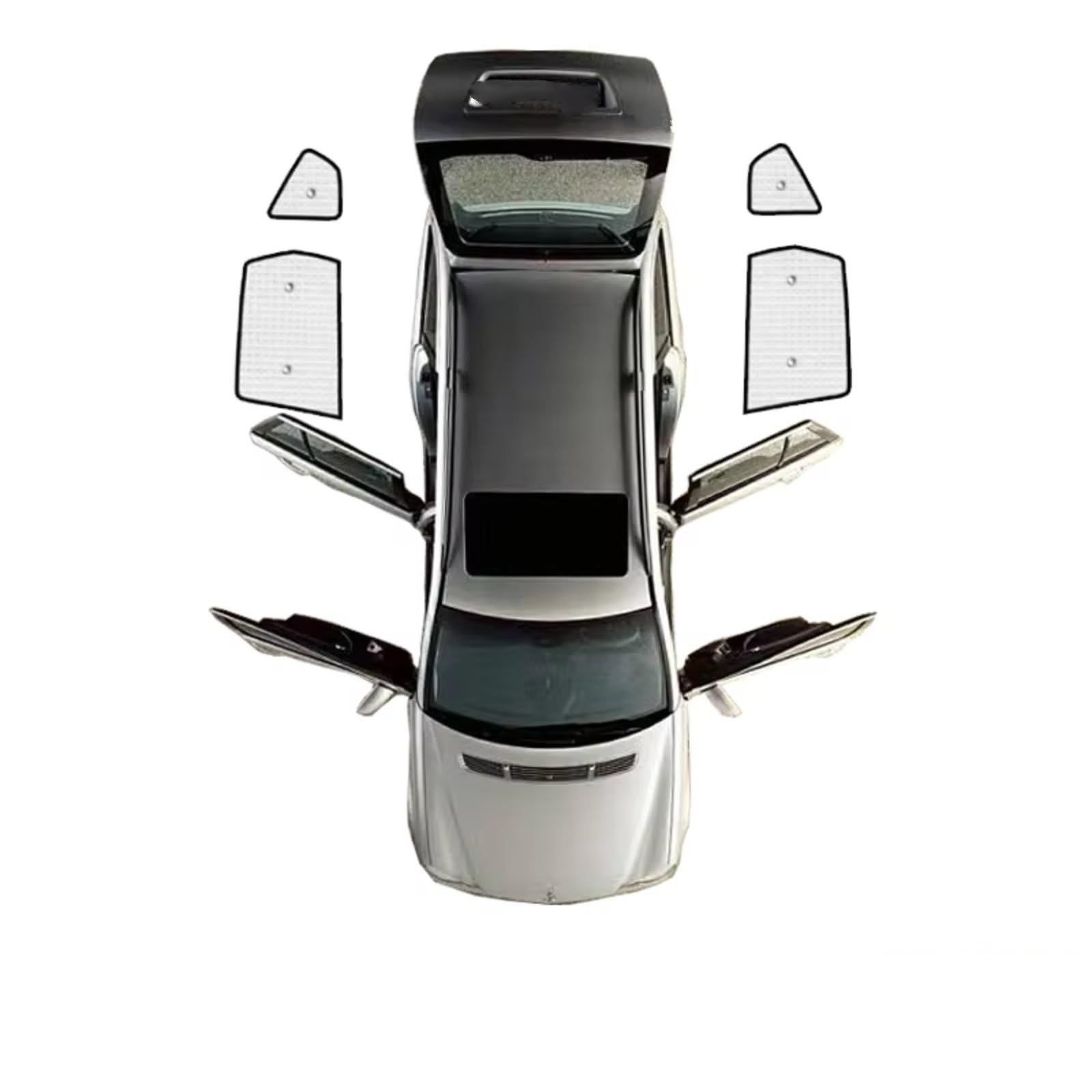Auto Sonnenschutz Für Fit Für Jazz Für GE6 Für GE7 GE8 GE9 GG3 2008~2013 Auto-Windschutzscheiben-Sonnenschutz Seitenfenster-Visier Vollständige(Rear Windows) von TPSOBRU