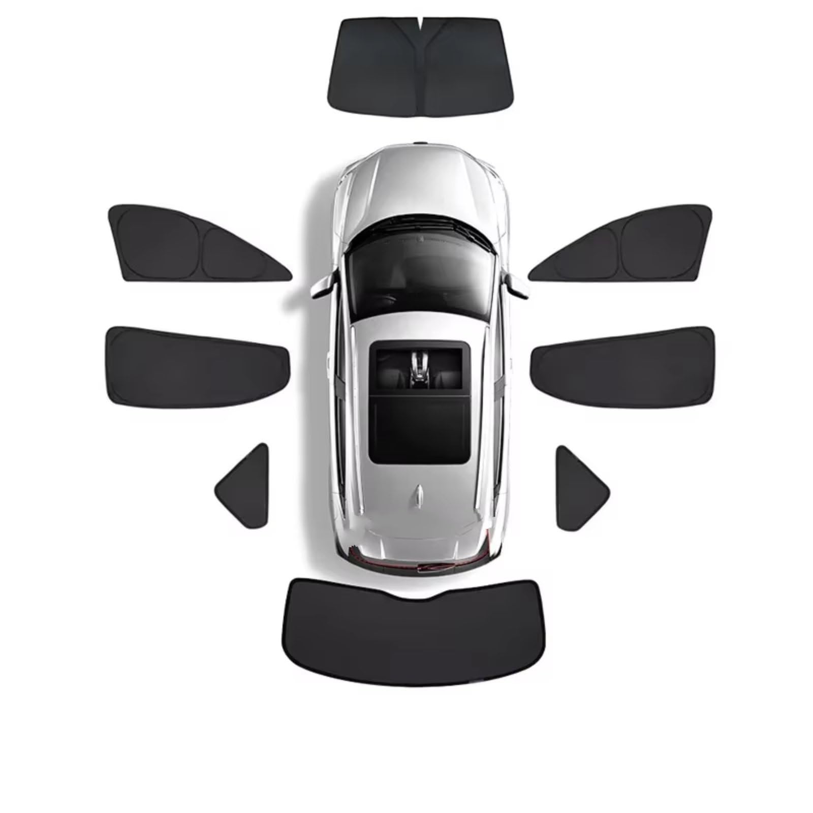 Auto Sonnenschutz Für Ford Für Explorer U625 MK6 2020-2024 Vollständige Abdeckung Sonnenschutz Sonnenfenster Visier Privatsphäre Abdeckungen Faltbare(All Windows) von TPSOBRU