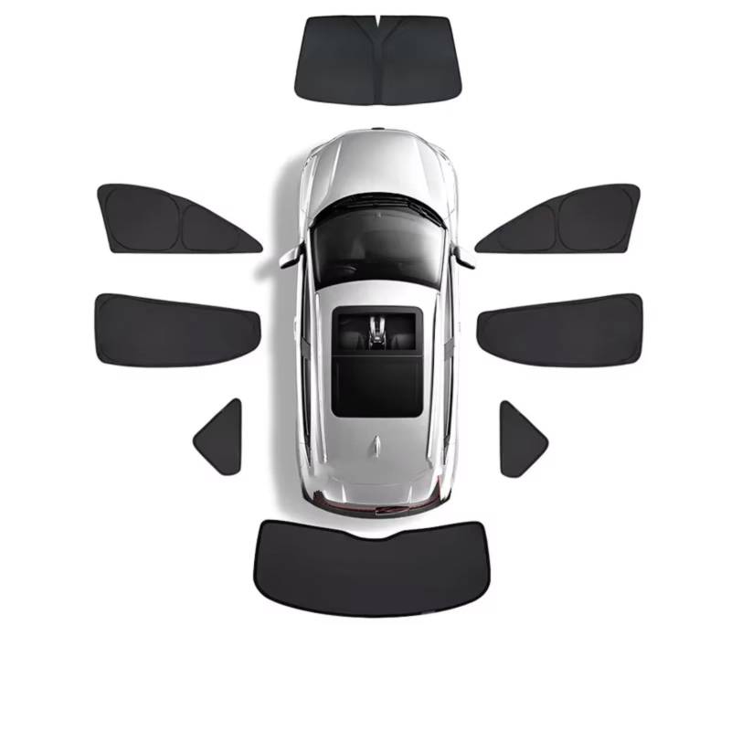 Auto Sonnenschutz Für Ford Für Explorer U625 MK6 2020-2024 Vollständige Abdeckung Sonnenschutz Sonnenfenster Visier Privatsphäre Abdeckungen Faltbare(All Windows) von TPSOBRU