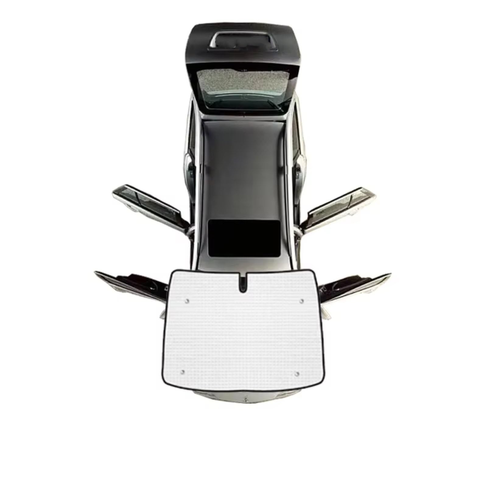 Auto Sonnenschutz Für Ford Für S Max 2006~2015 Zubehör Autofenster Sonnenschutz Windschutzscheibe Anti-UV-Visier Sonnenschutzabdeckung(Front Windshield) von TPSOBRU
