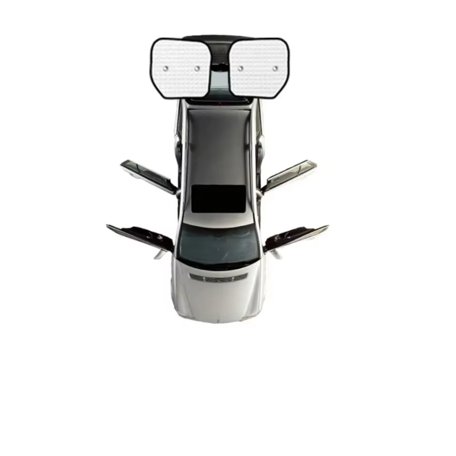 Auto Sonnenschutz Für Ford Für Transit Für Custom 2012~2021 Sonnenschutzfenster Sonnenblende Sonnenschutz Auto Vollständige Abdeckung(Rear Windshield) von TPSOBRU