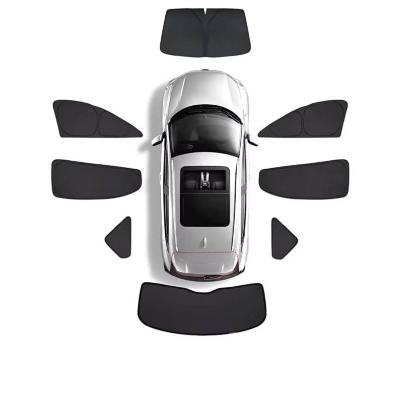 Auto Sonnenschutz Für Für Tiguan Für SWB AD1 AX1 2017-2024 Windows Visor Privacy Covers Faltbarer Sonnenschutz Vollständiger Abdeckung(All Windows) von TPSOBRU