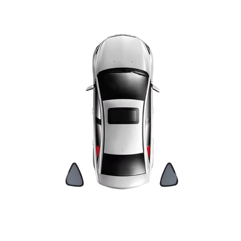 Auto Sonnenschutz Für GWM Für Haval H6 2021-2024 Auto-Sonnenschutzschild Frontscheibenrahmen Vorhang Sonnenschutz Die Rückseite des Fensters(A Triangular Windows) von TPSOBRU