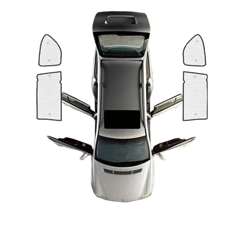 Auto Sonnenschutz Für Infiniti Für QX56 Für QX80 Für Royale 2010~2023 Windschutzscheiben-Sonnenschutz Auto-Anti-UV-Fensterabdeckungen(Rear Windows) von TPSOBRU