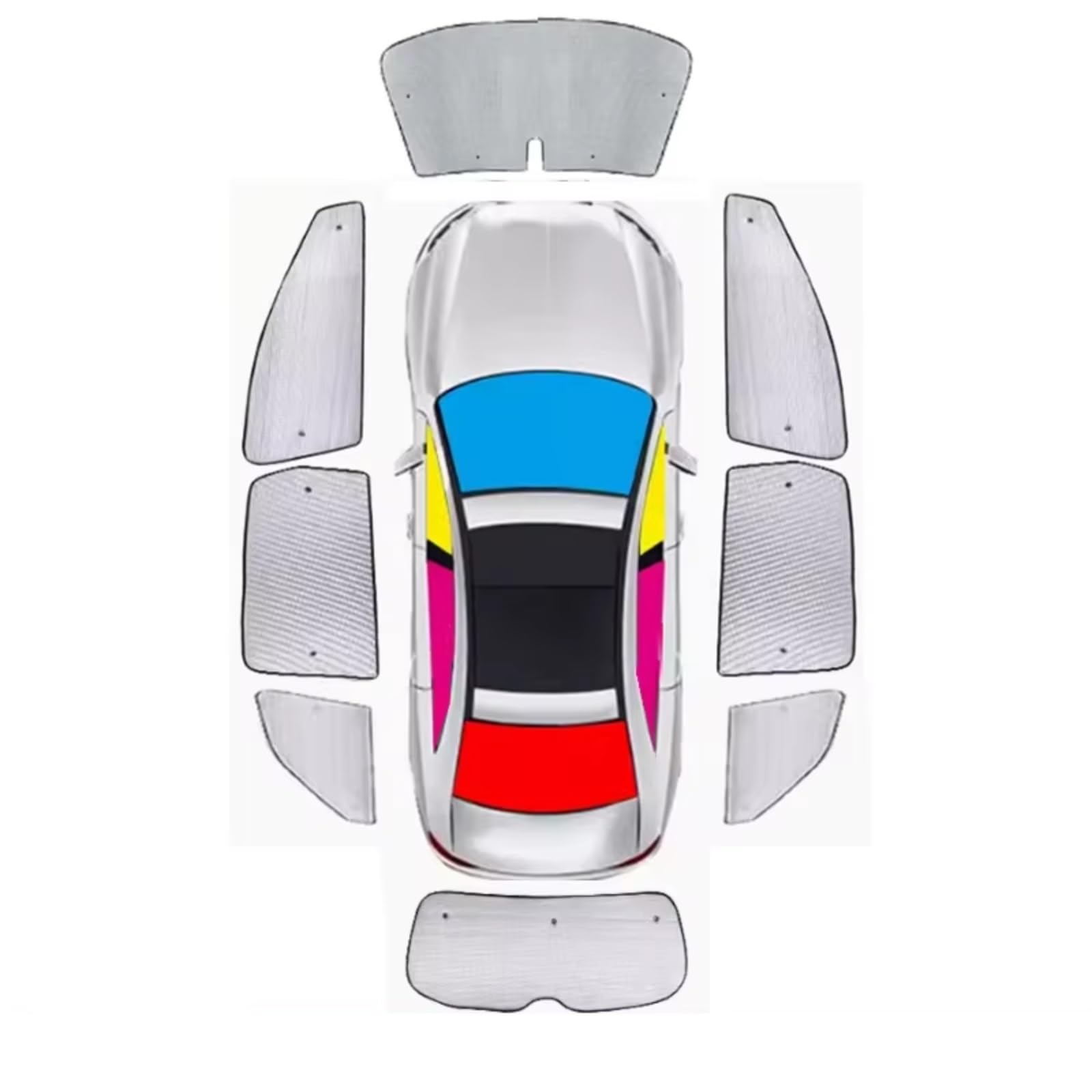 Auto Sonnenschutz Für Inspire Für Accord CV4 2019~2025 Auto Wärmedämmung Sonnenschutz Sonnenschutz Windschutzscheibe Visier Sonnenschutz(Car Full Set) von TPSOBRU