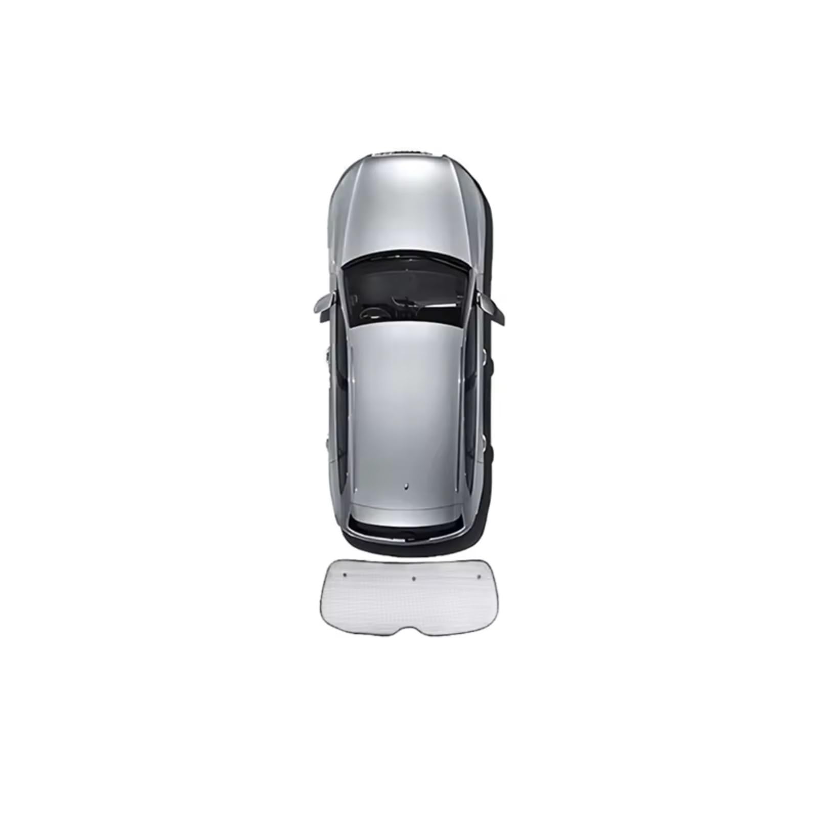 Auto Sonnenschutz Für Jaecoo J6 Für ICar 03 2023 2024 2025 2026 Sonnenschirm Custom-Fit Seite Windschutzscheibe Schatten Sonnenblende Anti-Uv(Rear Windshield) von TPSOBRU