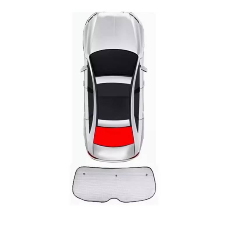 Auto Sonnenschutz Für Kia K5 Für Optima Für JF 2016~2020 MK4 Limousine Auto Windschutzscheibe Sonnenschirm Wärmedämmung Auto Teile Sonnenblende(Rear Windshield) von TPSOBRU