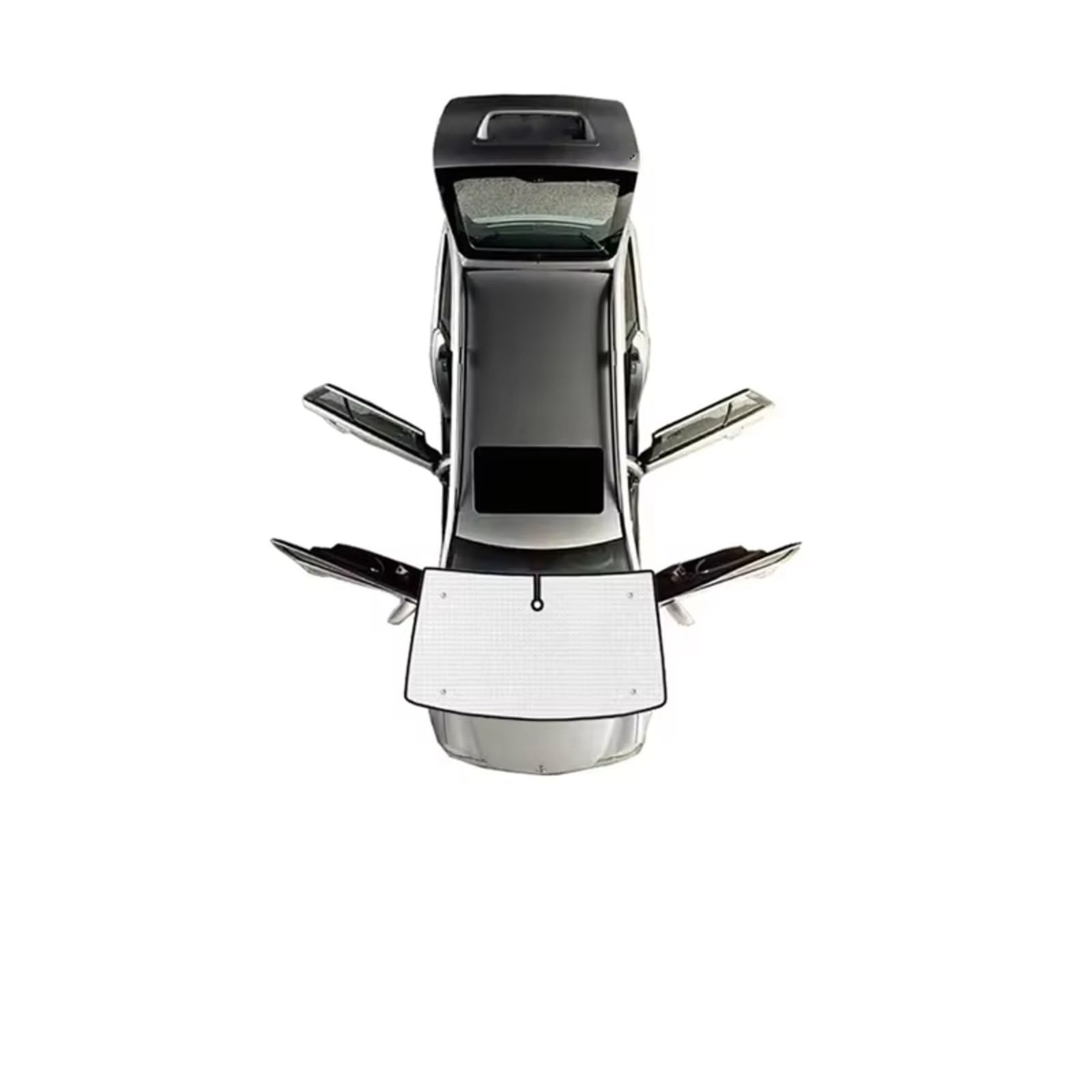 Auto Sonnenschutz Für Leapmotor C16 2024 2025 2026 Fenster Bildschirm Schatten Sonnenschutzmittel Sonnenblende Blöcke UV Rays(Front Windshield) von TPSOBRU