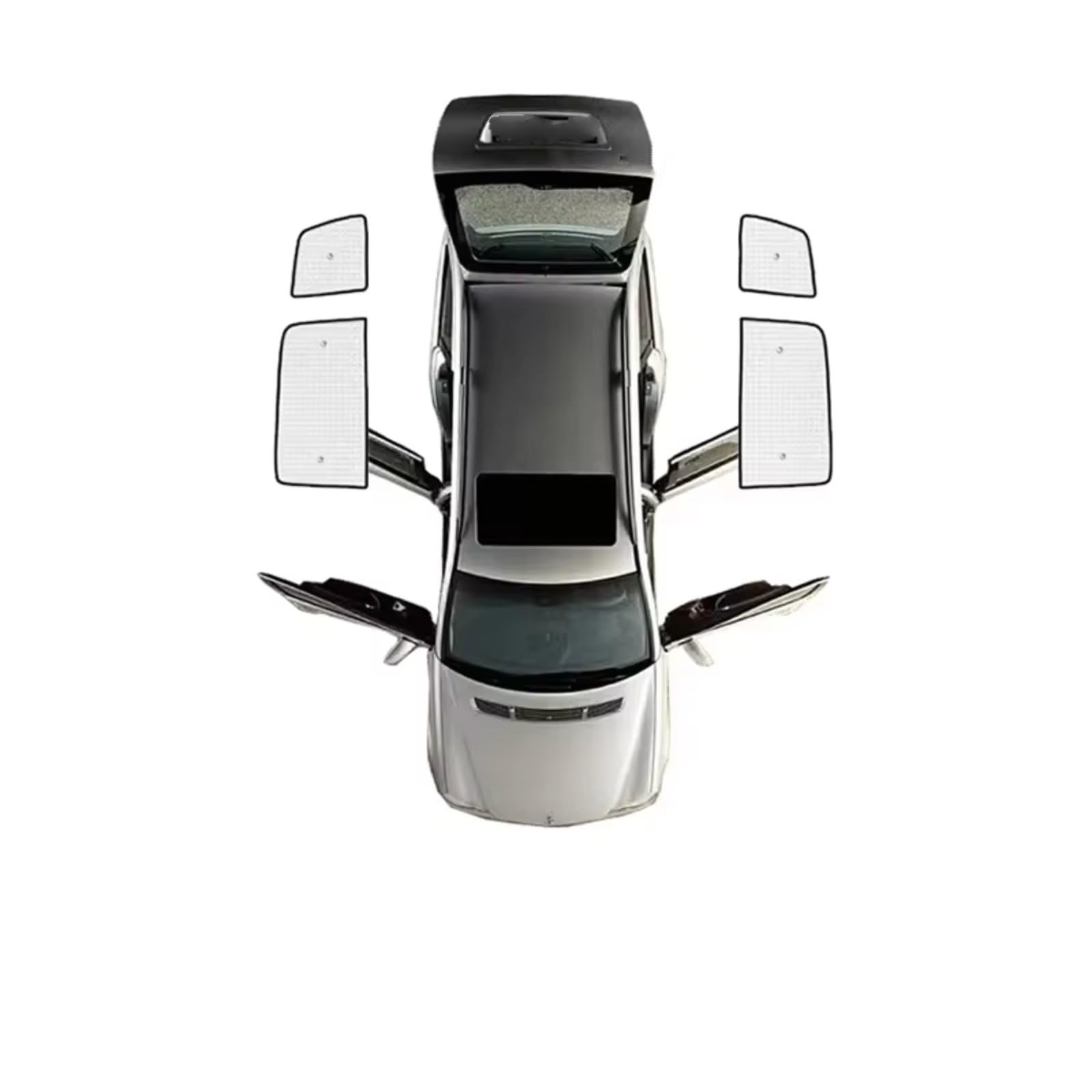 Auto Sonnenschutz Für Leapmotor C16 2024 2025 2026 Fenster Bildschirm Schatten Sonnenschutzmittel Sonnenblende Blöcke UV Rays(Rear Windows) von TPSOBRU
