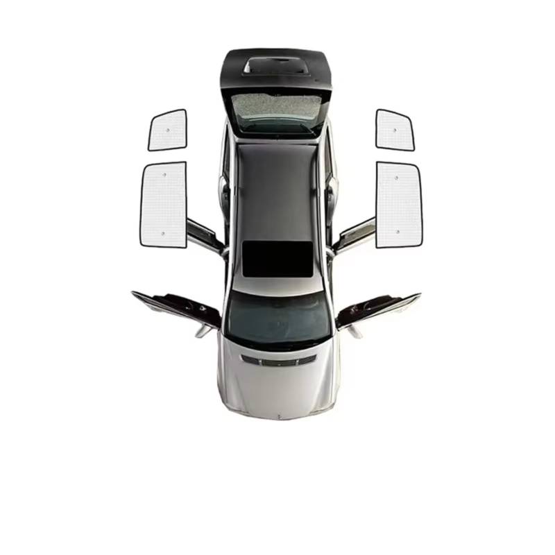 Auto Sonnenschutz Für Leapmotor C16 2024 2025 2026 Fenster Bildschirm Schatten Sonnenschutzmittel Sonnenblende Blöcke UV Rays(Rear Windows) von TPSOBRU