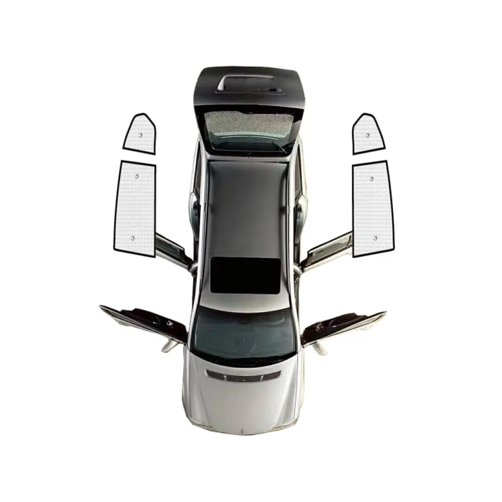 Auto Sonnenschutz Für Mazda 5 CR 2004~2010 Anti-UV-Autofenster-Sonnenschutzabdeckungen Auto-Voll-Sonnenblenden(Rear Windows) von TPSOBRU