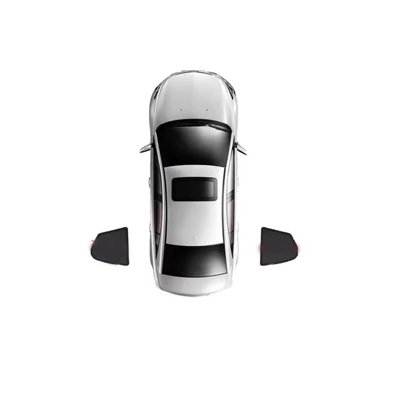 Auto Sonnenschutz Für Mitsubishi Für ASX Für GA Für RVR Für Outlander Für Sport 2012-2023 Auto Magnetischer Sonnenschutz Windschutzscheibenvorhang(Rear small Triangle) von TPSOBRU