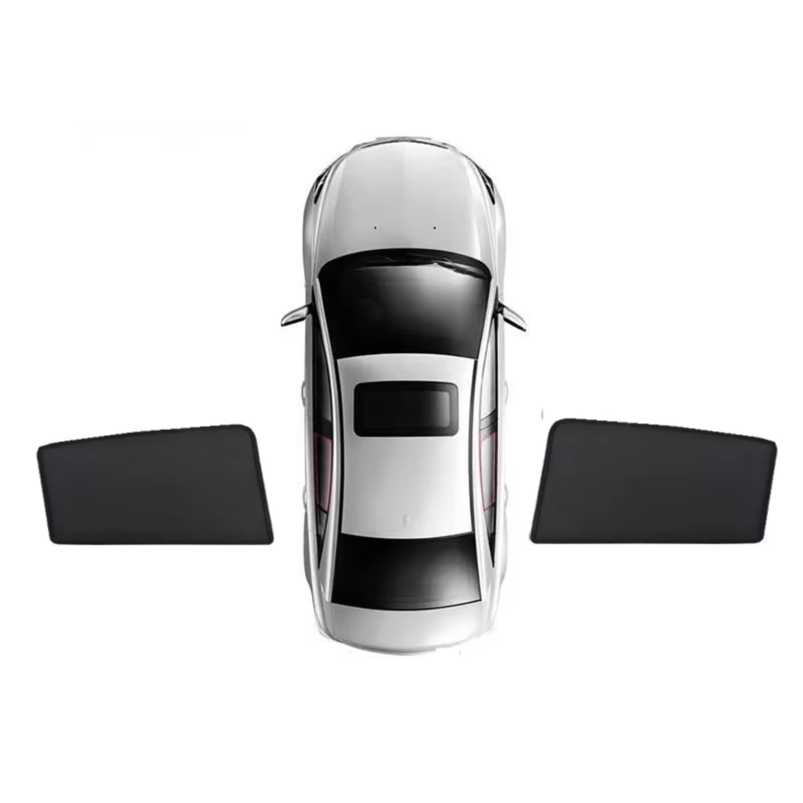 Auto Sonnenschutz Für Nissan Für Qashqai J12 E-Power 2022 2023 2024 Magnetische Fenster Vorhänge Sonnenschutz Privatsphäre Schattierung Visier(2PCS Rear) von TPSOBRU
