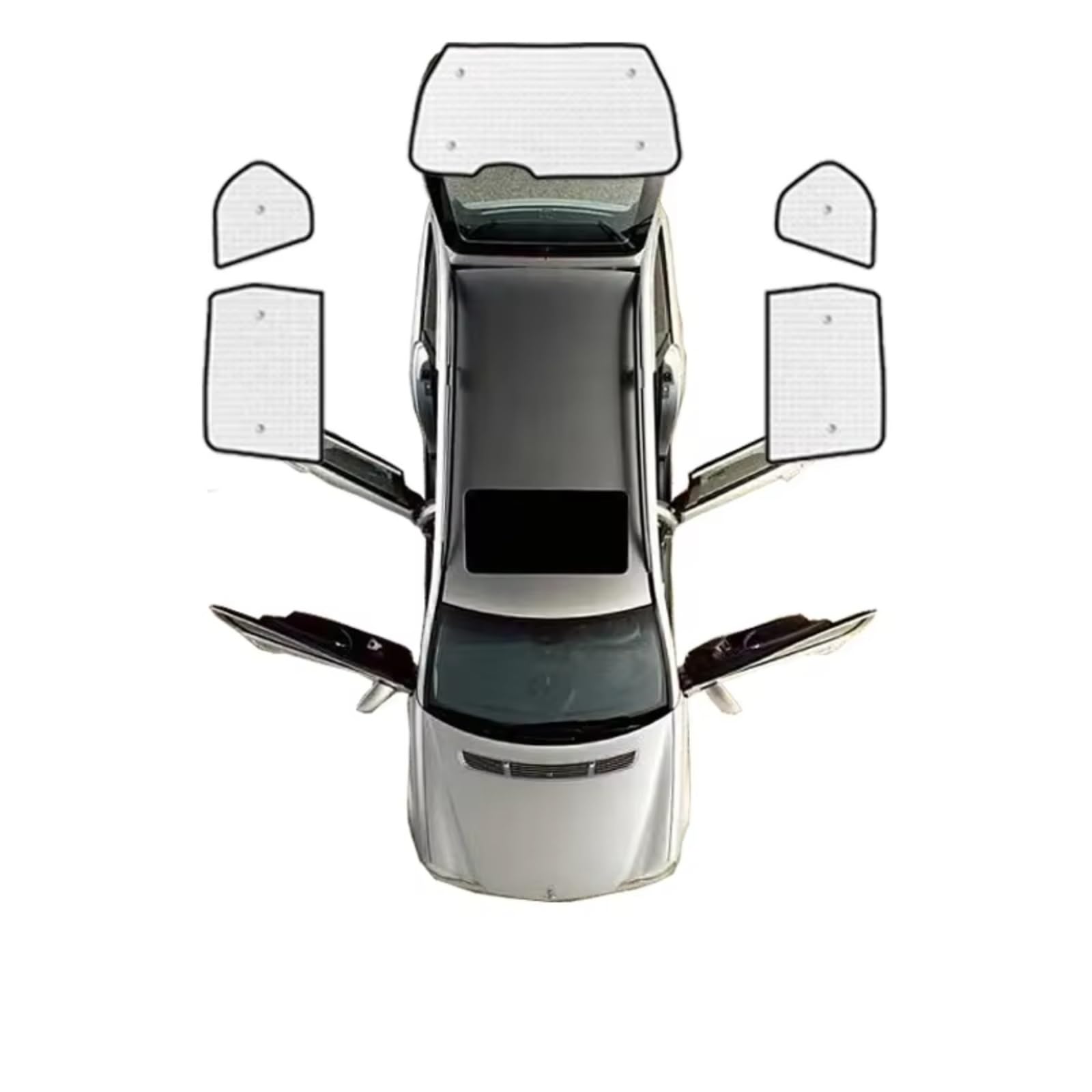 Auto Sonnenschutz Für Nissan Für X-Trail T31 2008-2013 Windschutzscheiben-Seitenfenster-Sonnenschutz Auto-Anti-UV-Fensterabdeckungen(Rear sunshades) von TPSOBRU