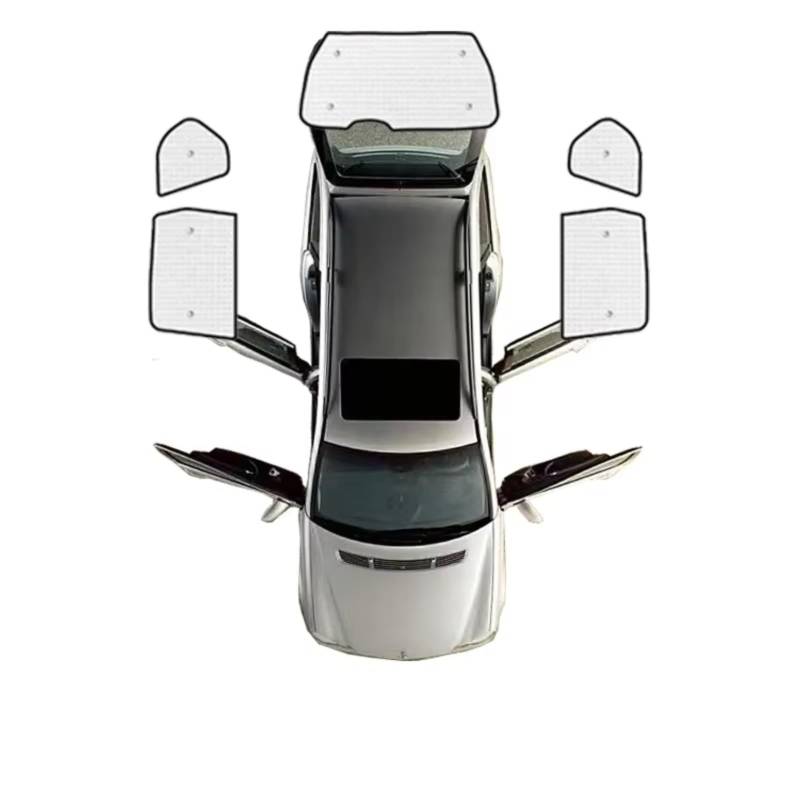 Auto Sonnenschutz Für Nissan Für X-Trail T31 2008-2013 Windschutzscheiben-Seitenfenster-Sonnenschutz Auto-Anti-UV-Fensterabdeckungen(Rear sunshades) von TPSOBRU