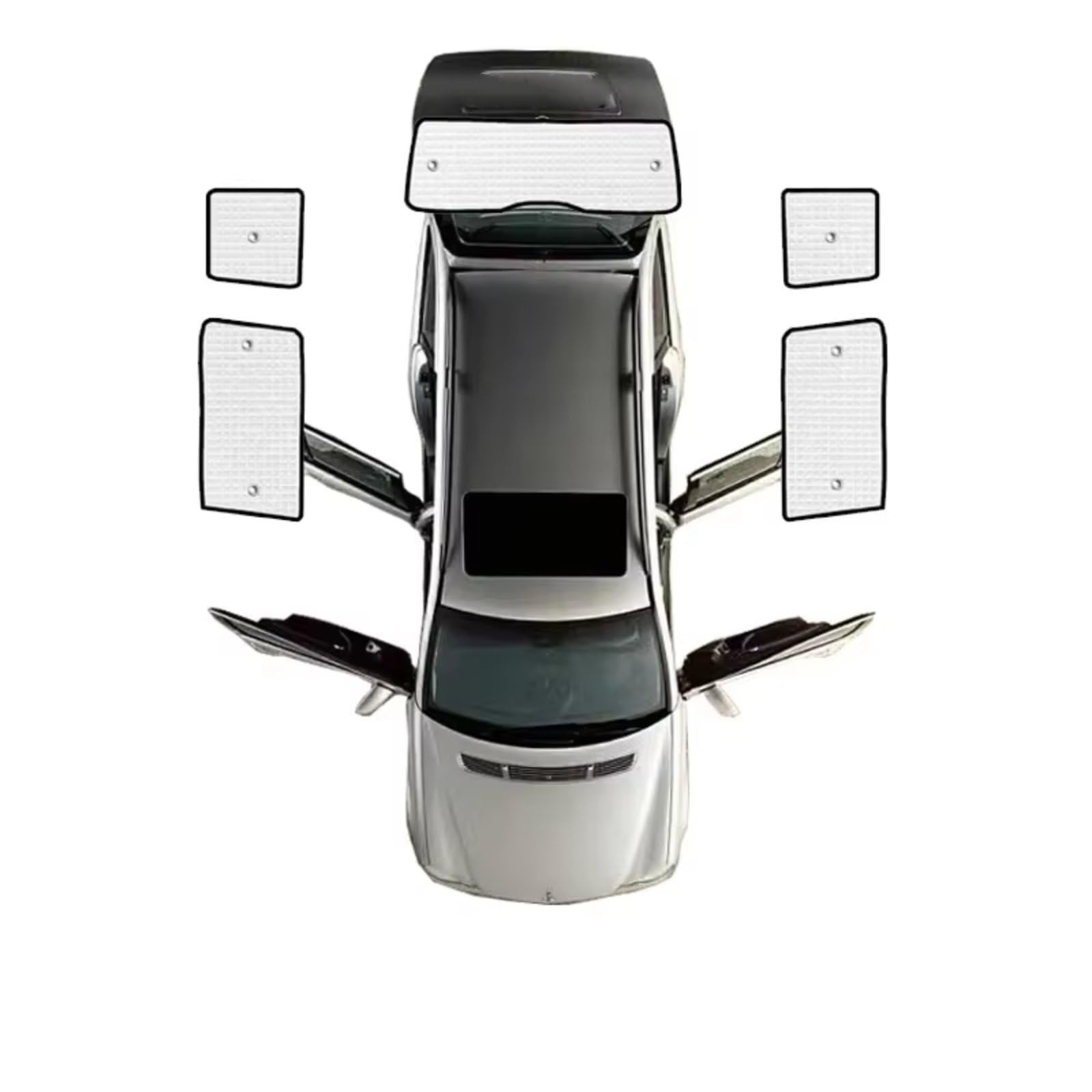 Auto Sonnenschutz Für Skoda Für Yeti 5L 2009~2017 Sonnenschutz Sonnenschutz Windschutzscheibe Visier Sonnenschutz Jalousien Abdeckung Innenraum(Rear Sunshades) von TPSOBRU