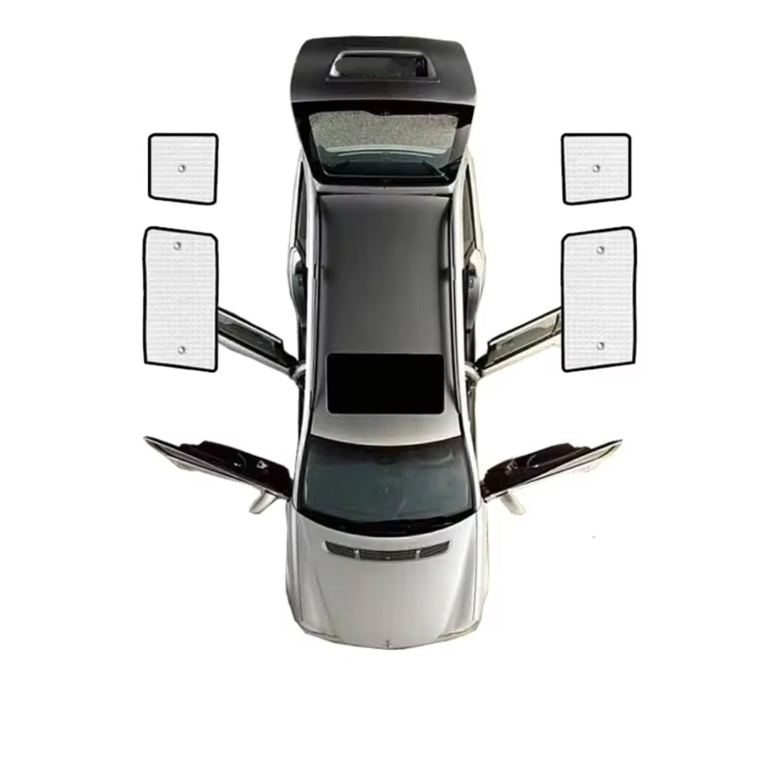 Auto Sonnenschutz Für Skoda Für Yeti 5L 2009~2017 Sonnenschutz Sonnenschutz Windschutzscheibe Visier Sonnenschutz Jalousien Abdeckung Innenraum(Rear Windows) von TPSOBRU