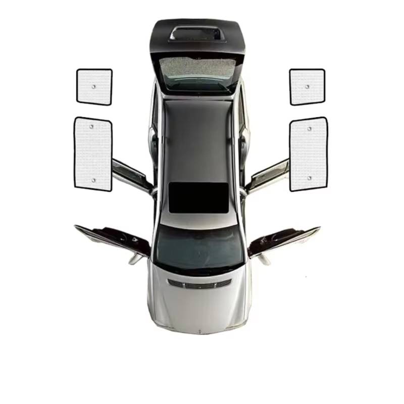 Auto Sonnenschutz Für Skoda Für Yeti 5L 2009~2017 Sonnenschutz Sonnenschutz Windschutzscheibe Visier Sonnenschutz Jalousien Abdeckung Innenraum(Rear Windows) von TPSOBRU