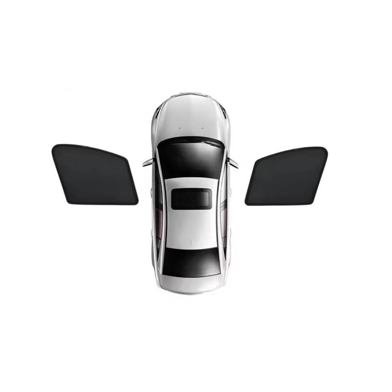 Auto Sonnenschutz Für Toyota Für Camry Für XV80 Body Kit 2024-2026 Auto-Sonnenschutzschild Windschutzscheibenvorhang Seitenfenster Sonnenschutz(A 2PCS) von TPSOBRU