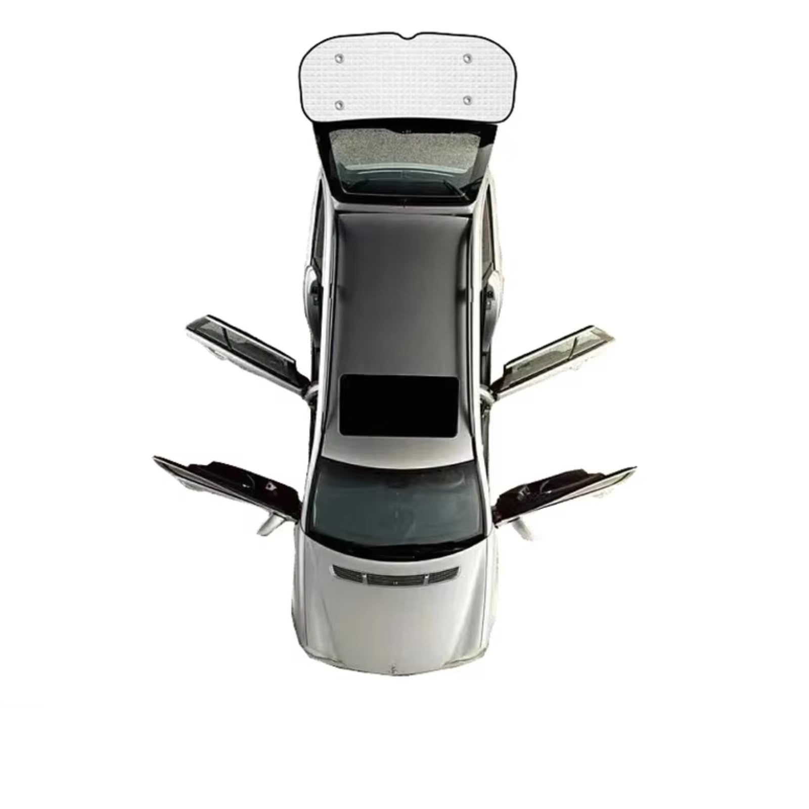 Auto Sonnenschutz Für Toyota Für RAV4 Für AX50 2019~2024 Sonnenschutz Anti-UV-Fensterblende Sonnenschutzabdeckung Auto-Sonnenschutz(Rear Windshield) von TPSOBRU