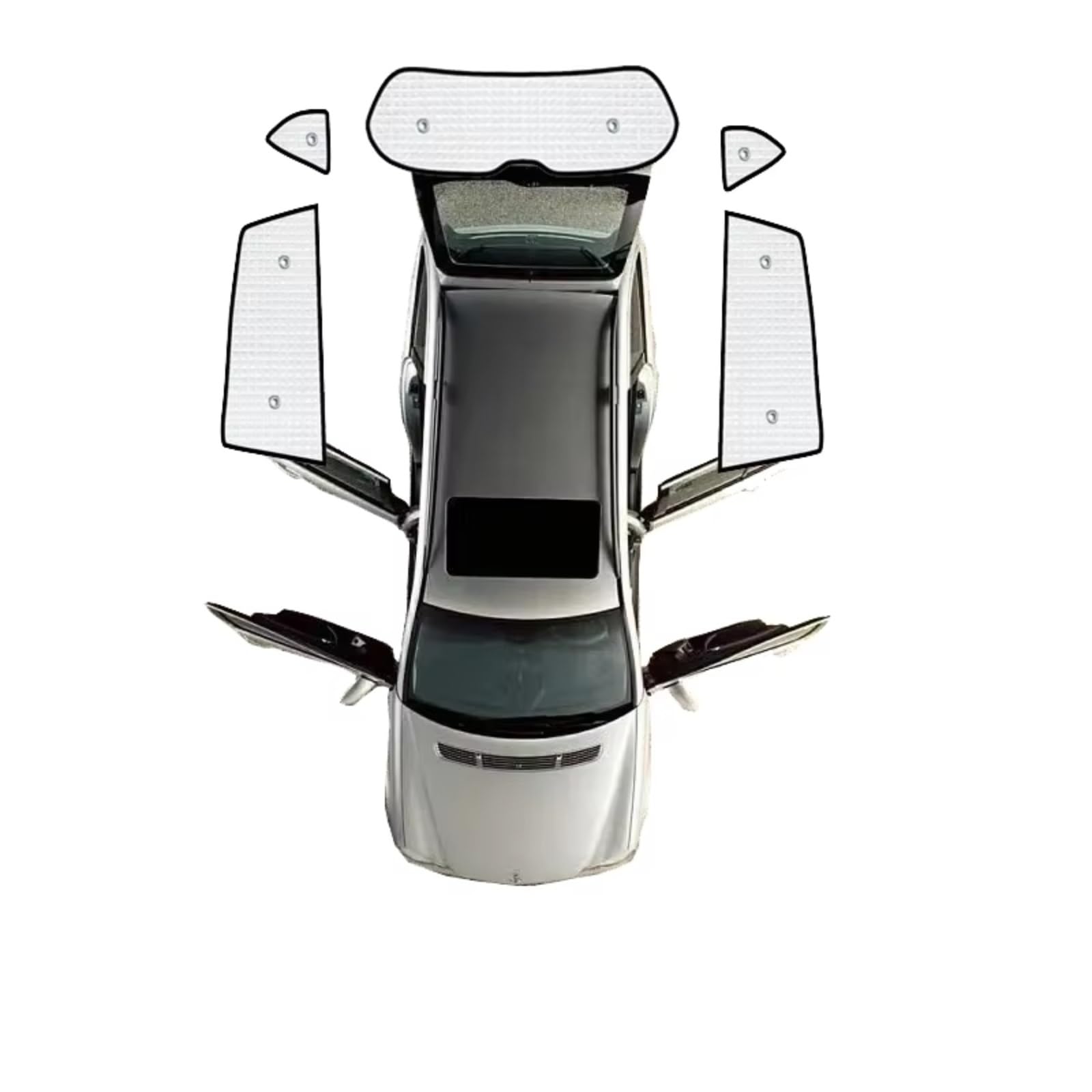 Auto Sonnenschutz Für Toyota RAV4 2014 Für XA40 40 2013~2018 Auto Vorne Hinten Seite Sonnenschutz Fenster Sonnenschutz Abdeckungen Auto Zubehör(Rear sunshades) von TPSOBRU