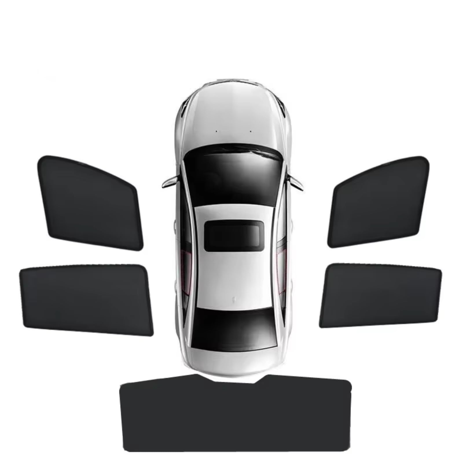 Auto Sonnenschutz Für Trumpchi Für Empow Für GAC 2021 2022 2023 2024 2025 Vorhang Sonnenschutz Schattierung Visier Net Mesh(5PCS Set) von TPSOBRU
