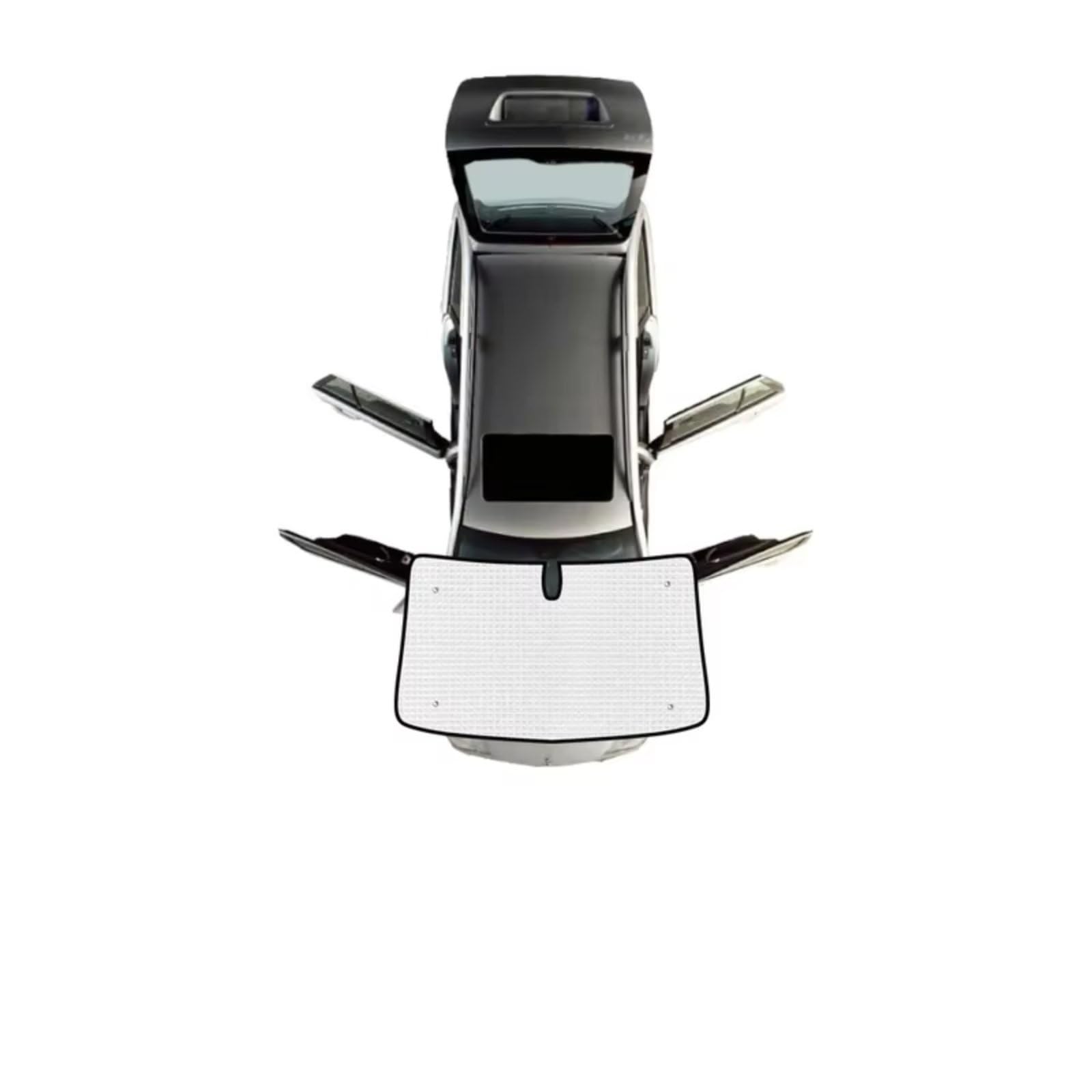 Auto Sonnenschutz Für VW Für Caddy 2K Für Maxi MK3 2003~2019 Auto-Sonnenschirm-Fenstervisier-Sonnenschutzabdeckung Auto-Vollsonnenblende(Front Windshield) von TPSOBRU