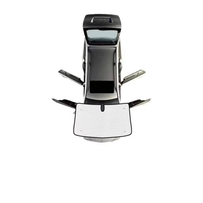 Auto Sonnenschutz Für VW Für Caddy 2K Für Maxi MK3 2004~2019 Autofenster-Sonnenschutz Anti-UV-Visier-Blindabdeckungen Camper-Innenteile(Front Windshield) von TPSOBRU