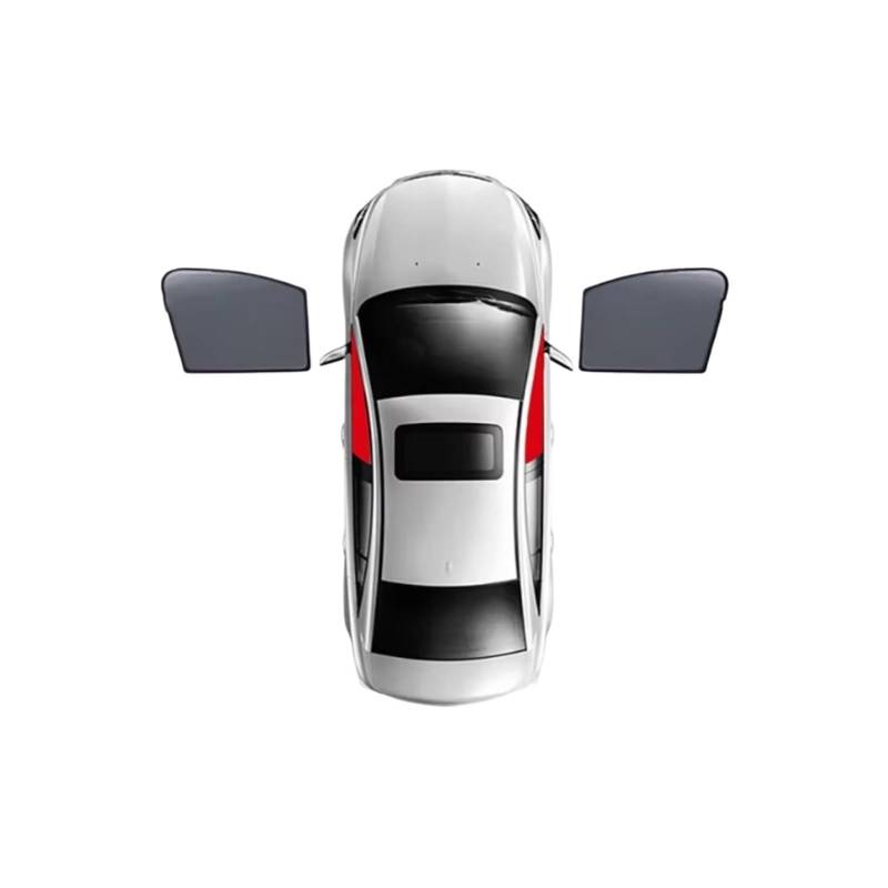 Auto Sonnenschutz Für VW Für ID4 Pro 2021-2024 Seiten-Babyfenster Sonnenschutz Auto-Sonnenschutz-Visier Vorne Hinten Windschutzscheibe Vorhang(B- 2PCS Front) von TPSOBRU