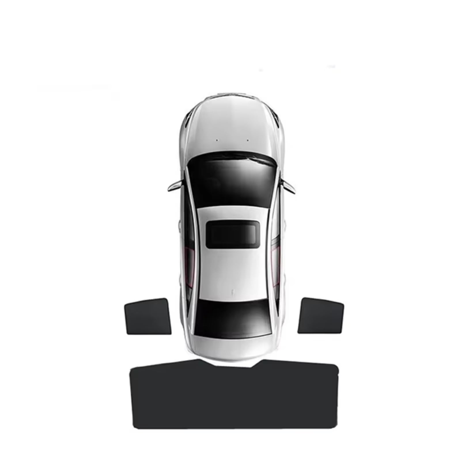 Auto Sonnenschutz Für VW Für Polo Mk5 2009~2018 Magnetischer Vorhang Privatsphäre Schattierung Fenster Windschutzscheibe Sonnenschutz Visier(3PCS) von TPSOBRU