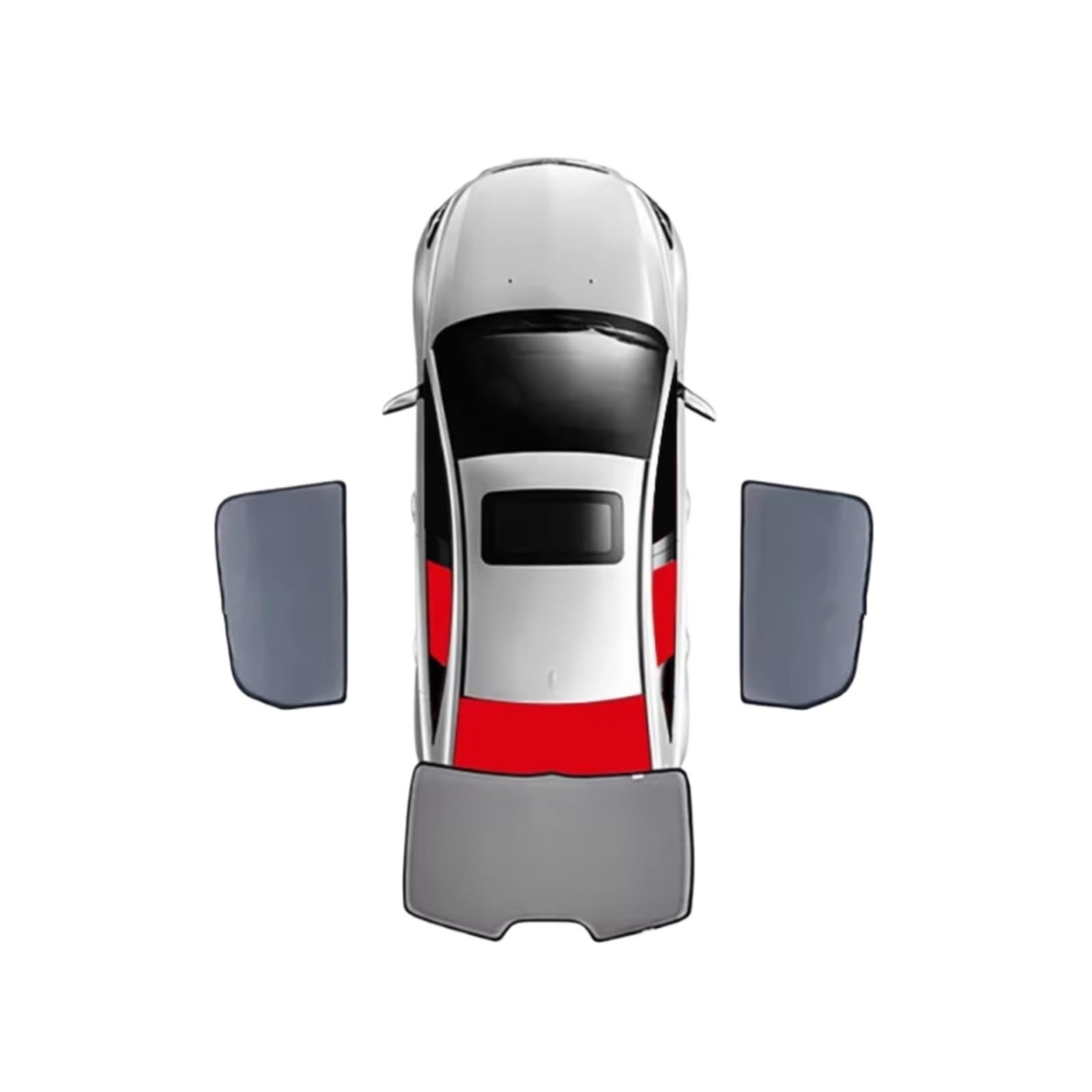 Auto Sonnenschutz Für Volvo Für V60 2010-2018 V 60 Magnetischer Auto-Sonnenschutzschild Rückseite Baby-Kofferraumfenster Sonnenschutzvisier(3PCS) von TPSOBRU