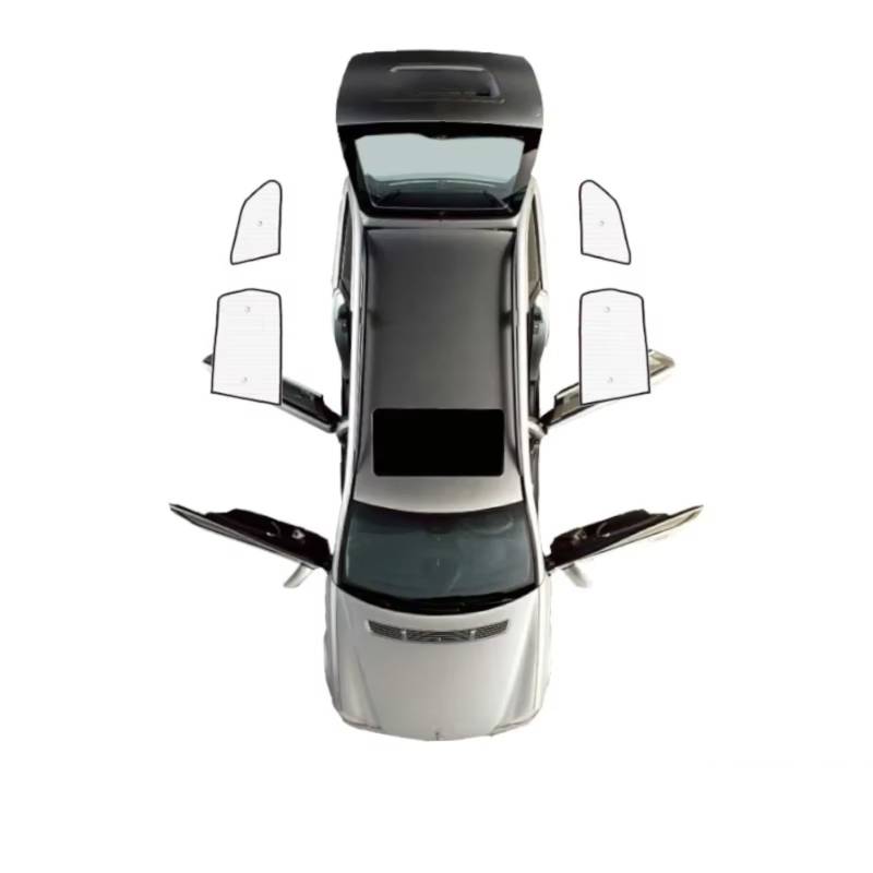 Auto Sonnenschutz Für Volvo Für XC60 2009~2017 Auto-Windschutzscheibe Anti-UV-Sonnenschutzvisier Auto-Vollabdeckungs-Sonnenschirme(Rear Windows) von TPSOBRU