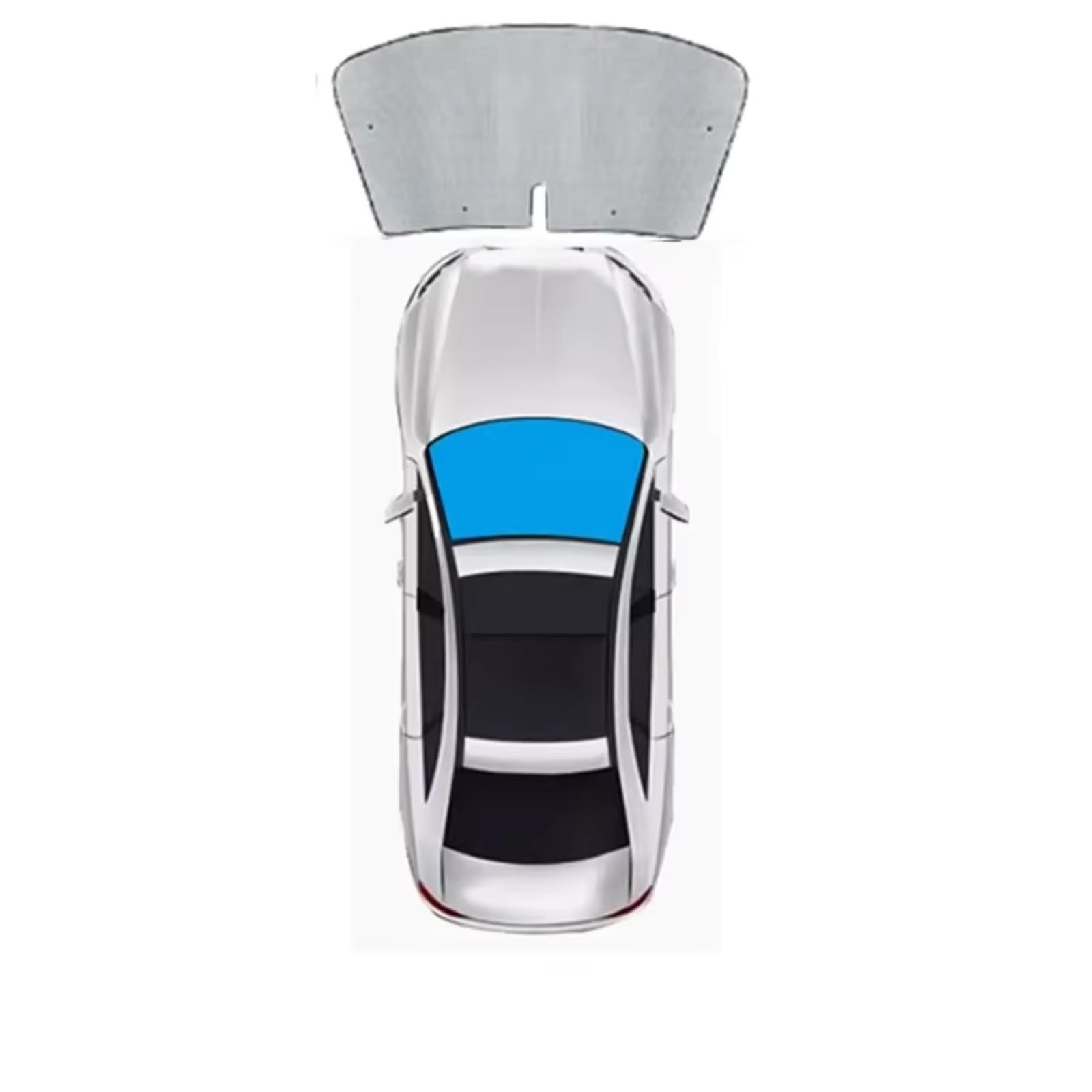 Auto Sonnenschutz Für X2 2017~2025 MK1 MK2 Auto Windschutzscheibe Sonnenschirm Wärmedämmung Auto Teile Sonnenblende Zubehör(3- Front Windshield) von TPSOBRU