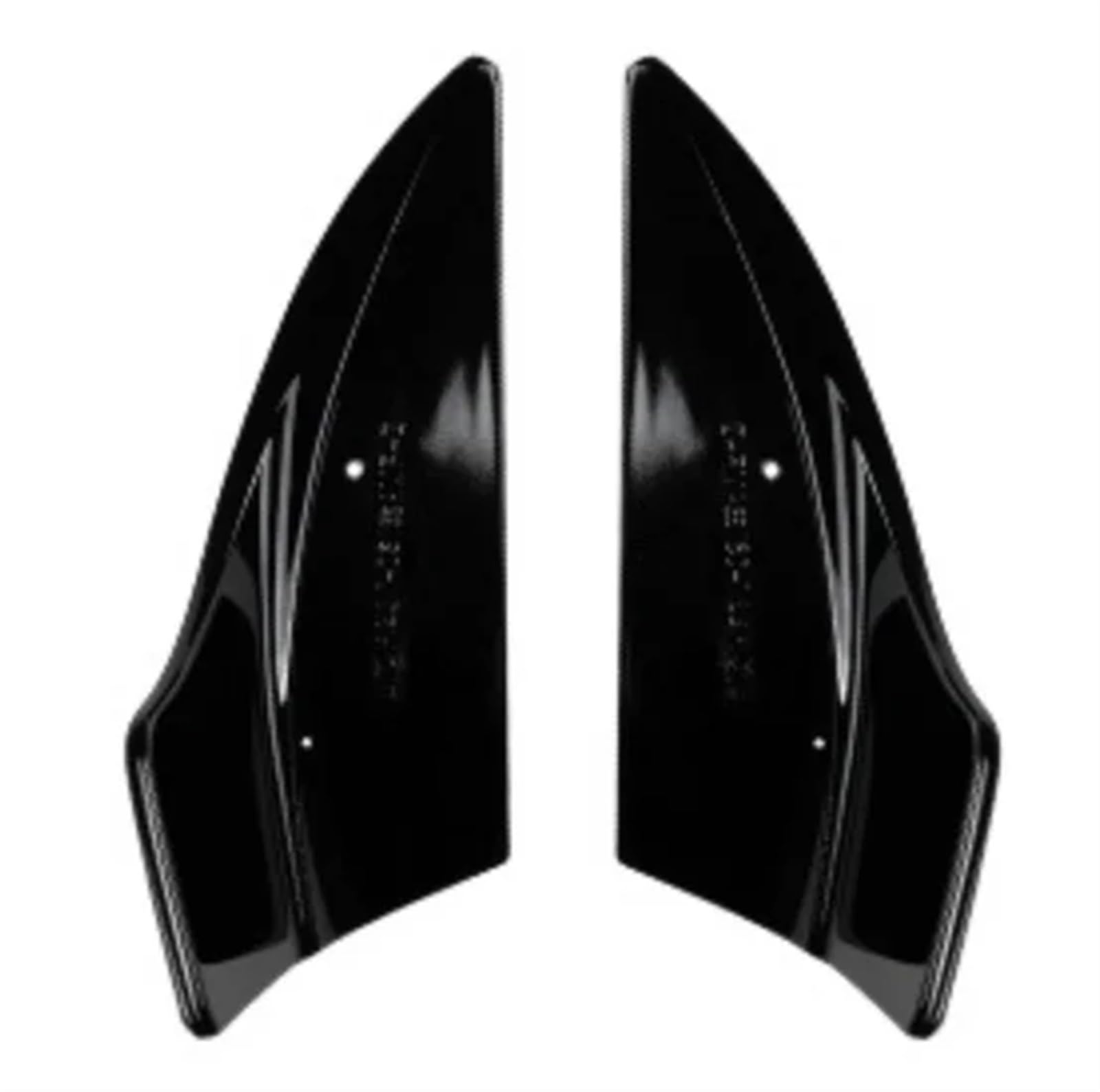 Frontstoßstange Lippe Für Benz C W206 S206 Für AMG C43 2021-2024 Frontschürze Spoiler Ecke Protector Canard Diffusor Splitter Auto-Frontspoiler(Gloss Black) von TPSOBRU