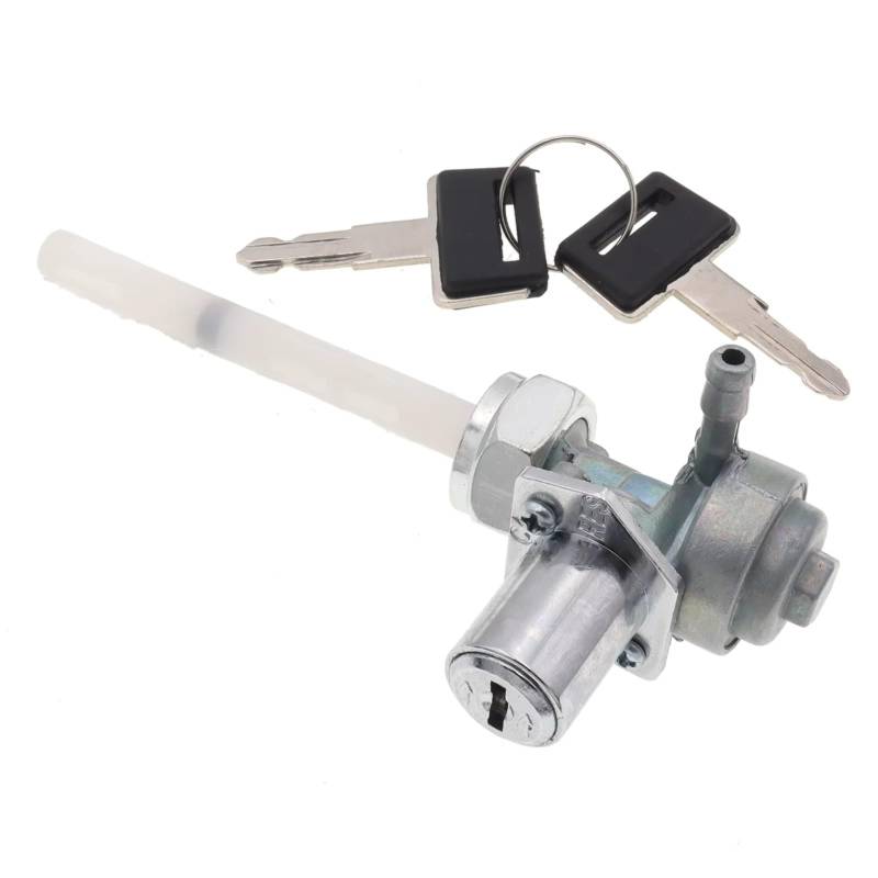 Motorrad Benzinpumpe Für CG CBT XF Motorrad Gas Tank Kraftstoff Schalter Benzin Wasserhahn Abschaltung Ventil Pumpe Tap Petcock Mit Anti-diebstahl Lock Schlüssel Benzinhahn Unterdruck von TPSOBRU